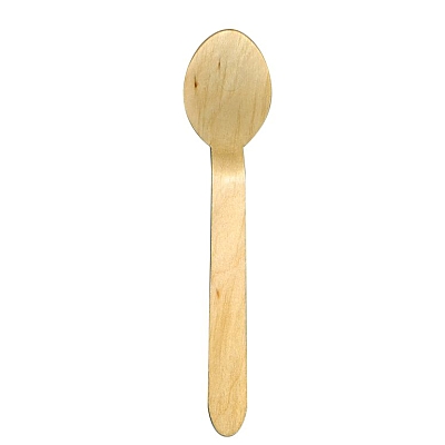 Wooden Tea Spoon for Takeaway - Buffet