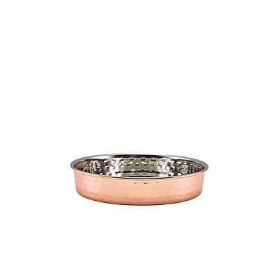 COPPER Plated Hammered Presentation Plate 