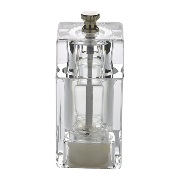Square Acrylic Salt or Pepper Mill