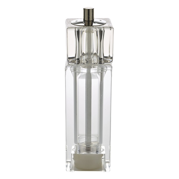 16.5cm All in One Square Combination Acrylic Salt or Pepper Mill