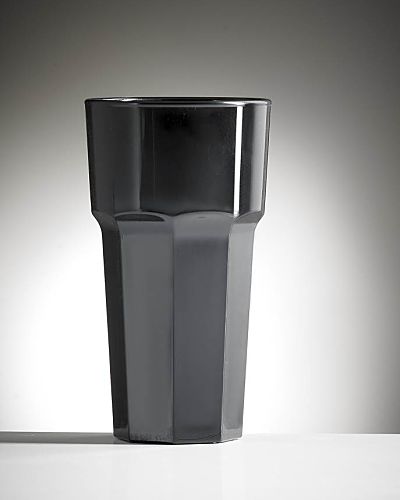 BLACK Reusable Plastic Remedy Hiball Glass 