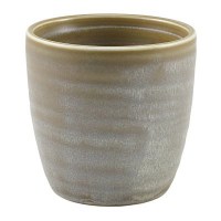 Matt Grey Terra Porcelain Chip Cup