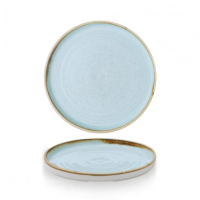 Stonecast Duck Egg Blue Walled Plate