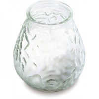Low Boy Glass Candle CLEAR